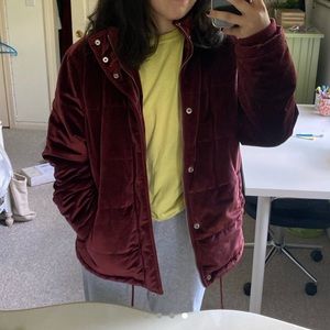 super soft/warm velvet jacket!